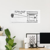 Erste veröffentlichte Illustration Poster (Heimbüro)