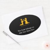 Erste Versöhnung Ovaler Aufkleber (Umschlag)