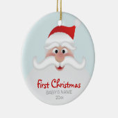 Erste Verzierung des Babys Weihnachts Keramik Ornament (Rechts)
