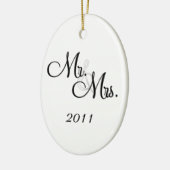 Erste Verzierung des Weihnachten2011 Keramikornament (Links)