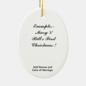 Erste Verzierung des Weihnachten2011 Keramikornament (Hinten)