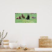 Erste vier poster (Küche)