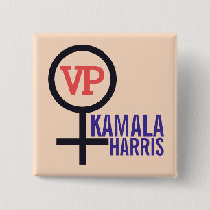 Erste Vizepräsidentin Kamala Harris Button