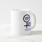 Erste Vizepräsidentin Kamala Harris Jumbo-Tasse (Vorderseite Rechts)