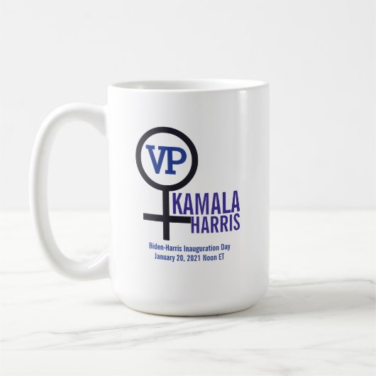 Erste Vizepräsidentin Kamala Harris Kaffeetasse (Links)