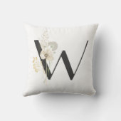 Erste W mit weich farbigen Wild-Blume Kissen (Rückseite)