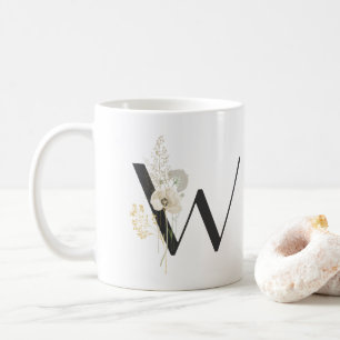 Erste W mit weicher Blume Kaffeemaschine Tasse