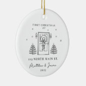 erste Weihnachten 2023, nördlicher Hauptbahnhof 20 Keramik Ornament (Rechts)