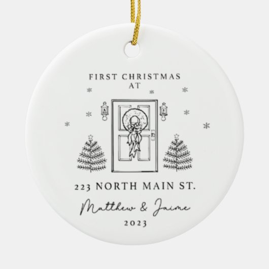 erste Weihnachten 2023, nördlicher Hauptbahnhof 20 Keramik Ornament (Vorne)