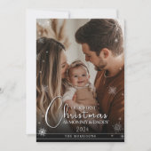 Erste Weihnachten als Eltern Custom Foto (Vorderseite)