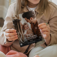 Erste Weihnachten als Eltern Custom Foto