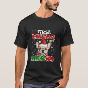 Erste Weihnachten als Eltern der französischen Mam T-Shirt