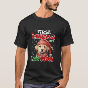 Erste Weihnachten als Elternpartei der Labrador Ma T-Shirt