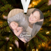 Erste Weihnachten als Familie von 3 Ornament