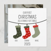 Erste Weihnachten als Familie von drei (Vorne/Hinten)