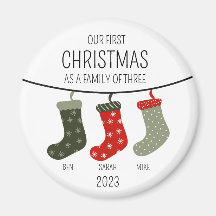 Erste Weihnachten als Familie von drei