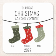 Erste Weihnachten als Familie von drei