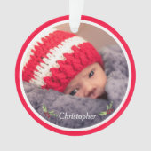 Erste Weihnachten als Grammy und Grampy - Foto Ornament (Vorderseite)