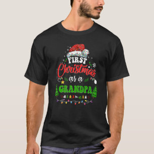 Erste Weihnachten als Grandpa Urlaub Weihnachtsman T-Shirt