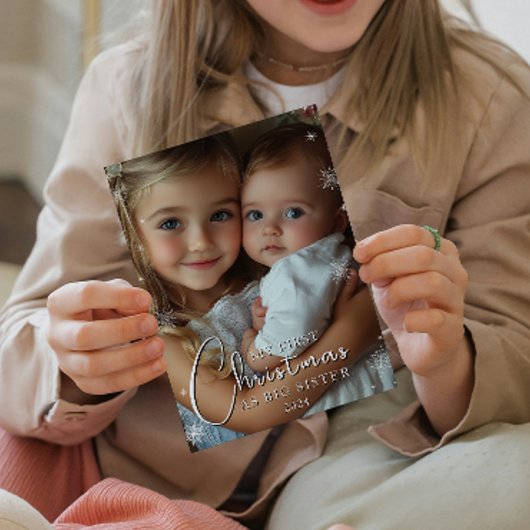 Erste Weihnachten als große Schwester Foto