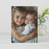 Erste Weihnachten als große Schwester Foto (Stehend Vorderseite)