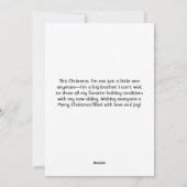 Erste Weihnachten als große Schwester Foto (Rückseite)