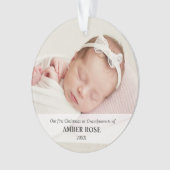 Erste Weihnachten als Großeltern 2 Foto Ornament (Vorderseite)