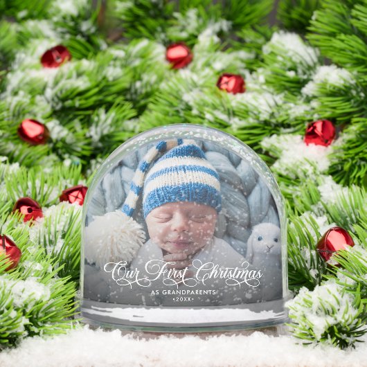 Erste Weihnachten als Großeltern 2 Foto Schneekugeln (Weihnachten)