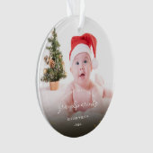 Erste Weihnachten als Großeltern Weihnachtsfamilie Ornament (Vorderseite)