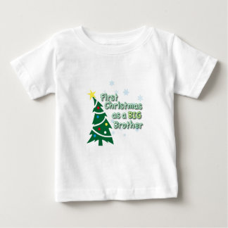 Erste Weihnachten als großer Bruder Baby T-shirt