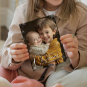 Erste Weihnachten als großer Bruder Fotodruck