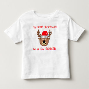 Erste Weihnachten als großer Bruder Kleinkind T -  Kleinkind T-shirt