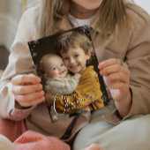 Erste Weihnachten als großes Foto Postkarte