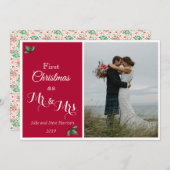 Erste Weihnachten als Herr & Mrs. Foto (Vorne/Hinten)