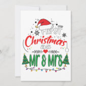 Erste Weihnachten als Herr und Frau Matching Coupl (Vorderseite)