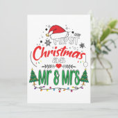 Erste Weihnachten als Herr und Frau Matching Coupl (Stehend Vorderseite)