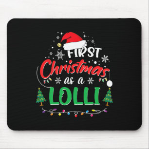 Erste Weihnachten als Lolli 1. Weihnachtsmatte Mousepad