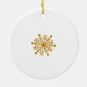 Erste Weihnachten als Mama und Papa-Ornament Keramik Ornament (Hinten)