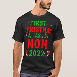 Erste Weihnachten als Mama Weihnachten Mutter Jung T-Shirt