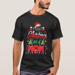 Erste Weihnachten als Mama Weihnachtsmannmütze Ugl T-Shirt