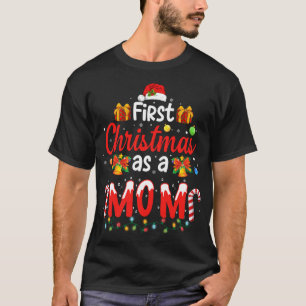 Erste Weihnachten als Mama Weihnachtsmannmütze Ugl T-Shirt
