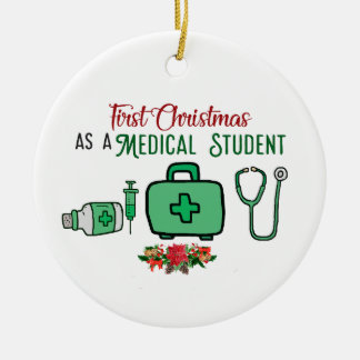 Erste Weihnachten als Medizinstudentin Ornament Me