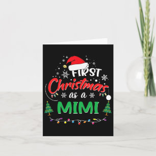 Erste Weihnachten als Mimi 1. Weihnachtsmatte F Karte