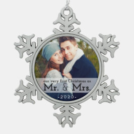 Erste Weihnachten als Mr & Mrs Keepake Ornament