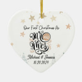 Erste Weihnachten als Mr. & Mrs. Ornament Neu gezo (Vorne)