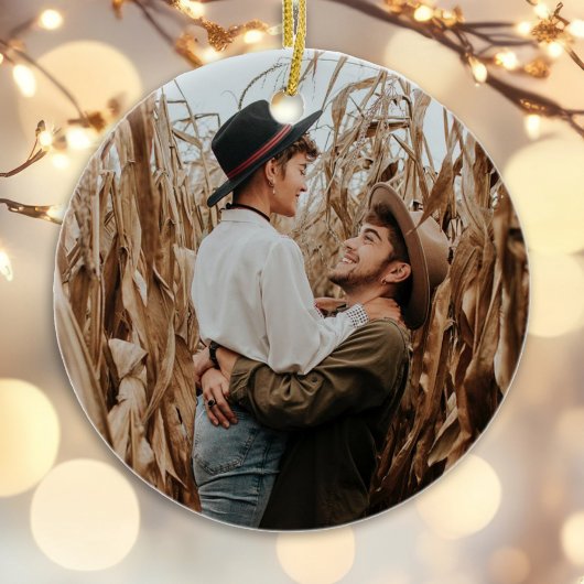 Erste Weihnachten als mr und mrs bauble Foto Keramik Ornament