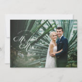 Erste Weihnachten als Mr. und Mrs. Holiday Foto Ca (Vorderseite)