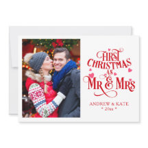 Erste Weihnachten als Mr. und Mrs. Personalisiert 