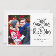 Erste Weihnachten als Mr. und Mrs. Personalisiert 