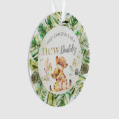 Erste Weihnachten als neuer Papa Meerkat Ornament (Vorderseite)